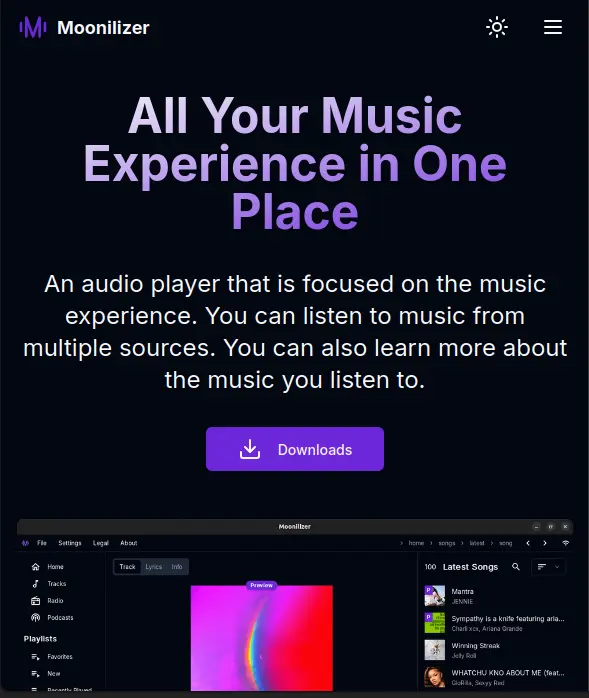 Moonilizer Website