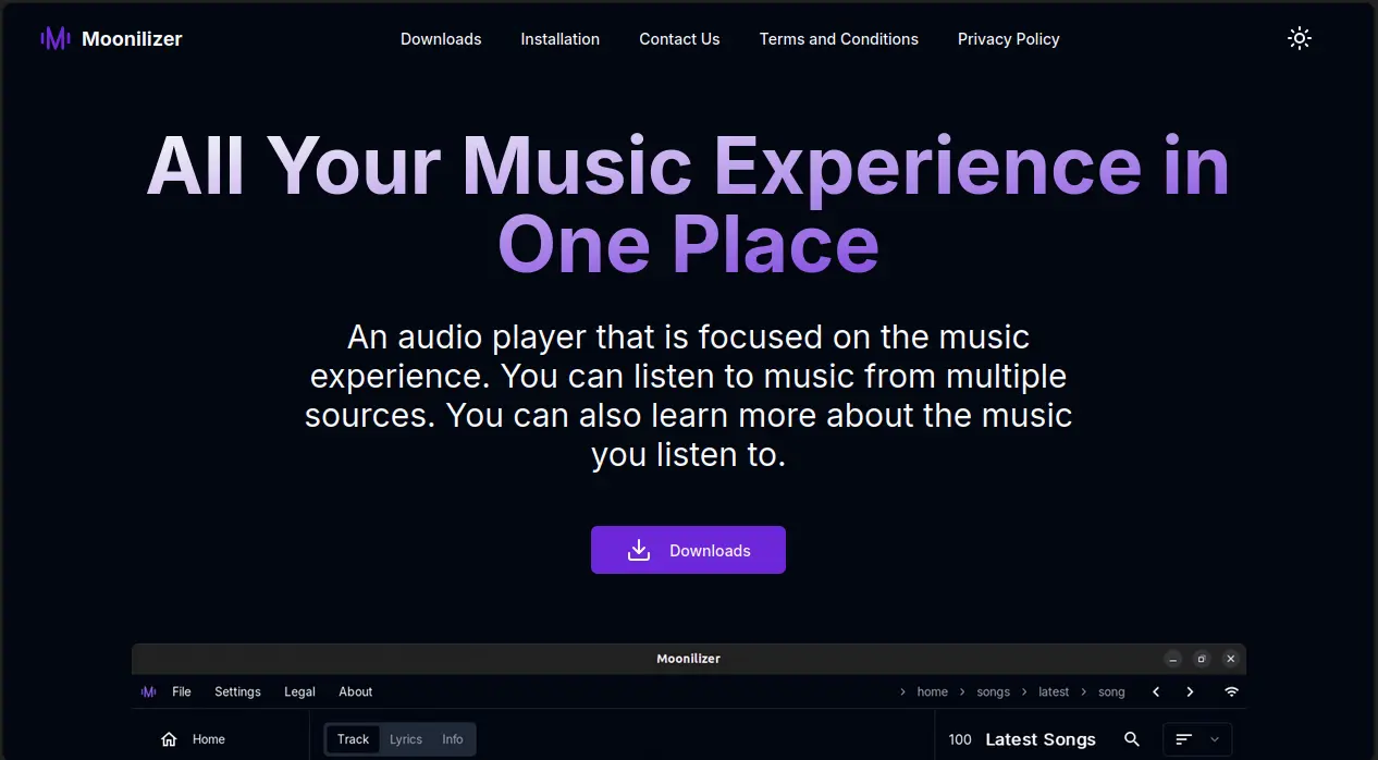 Moonilizer Website